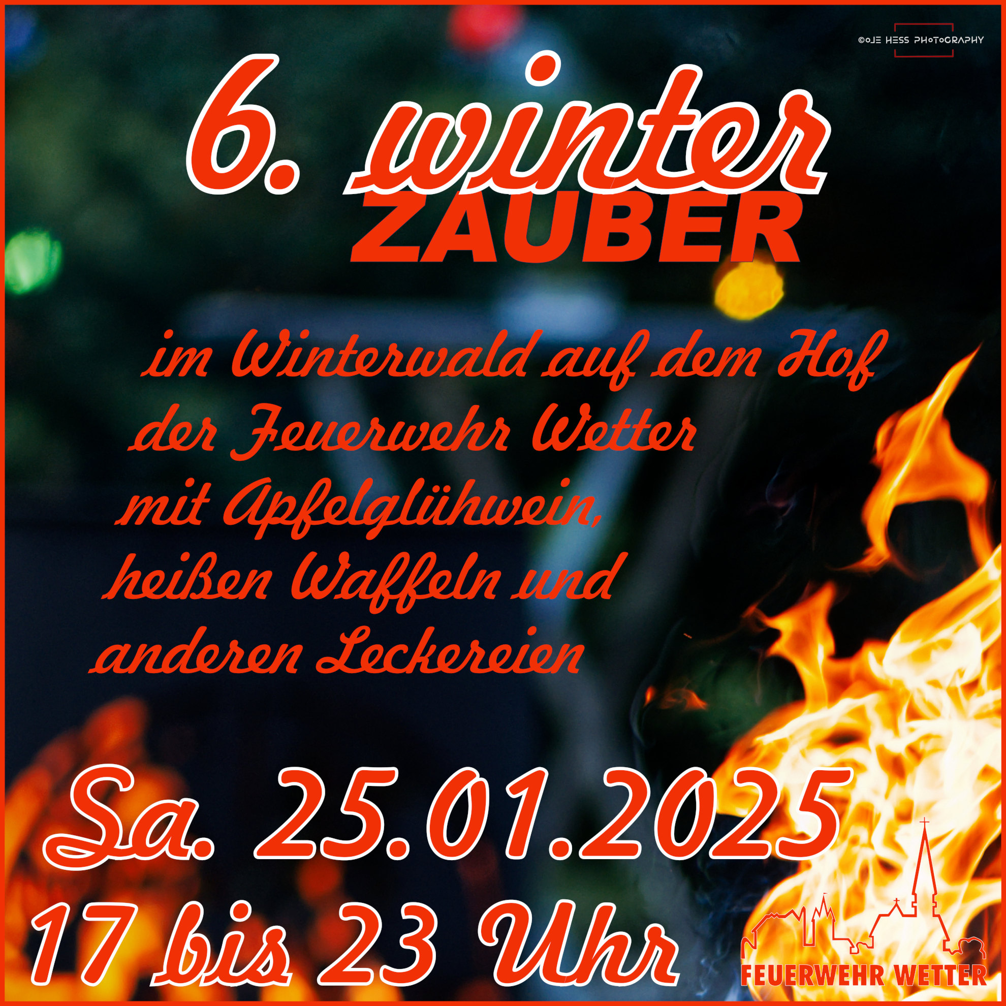 6. Winterzauber am Lagerfeuer im Winterwald mit Apfel-Glühwein und heißen Waffeln bei der Freiwilligen Feuerwehr Wetter-Mitte